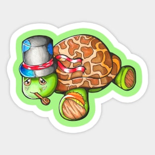 Flying High As A Tortoise (GB) Sticker